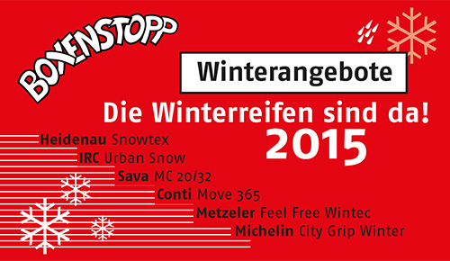 Boxenstopp - Die Winterrreifen 2015 sind da!